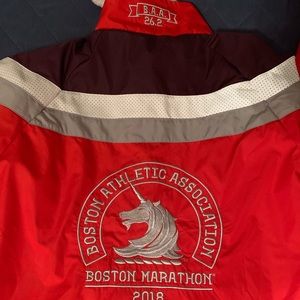 2018 BOSTON MARATHON ADIDAS JACKET SIZE M